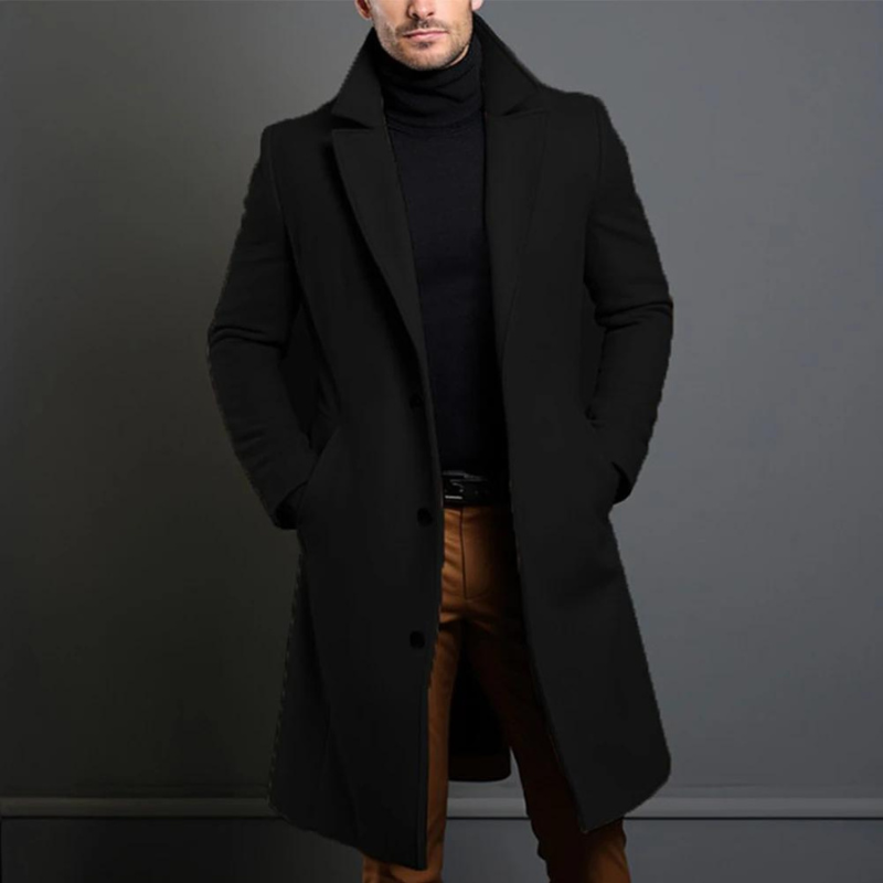 William Manteau en Laine pour Homme Coupe Classique avec Tissu Chaud et Durable & Design Intemporel