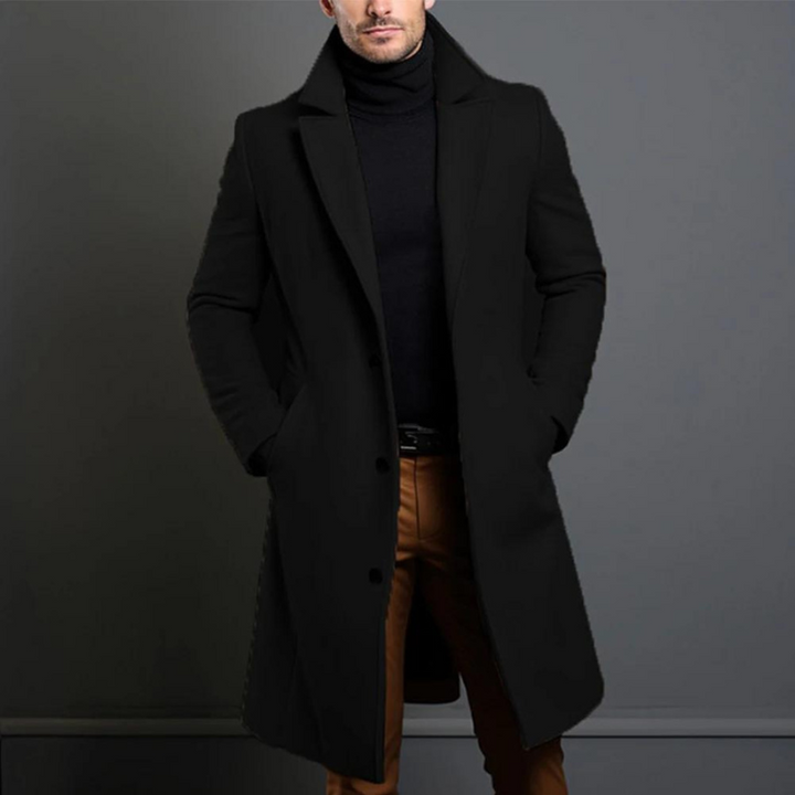 William Manteau en Laine pour Homme Coupe Classique avec Tissu Chaud et Durable & Design Intemporel