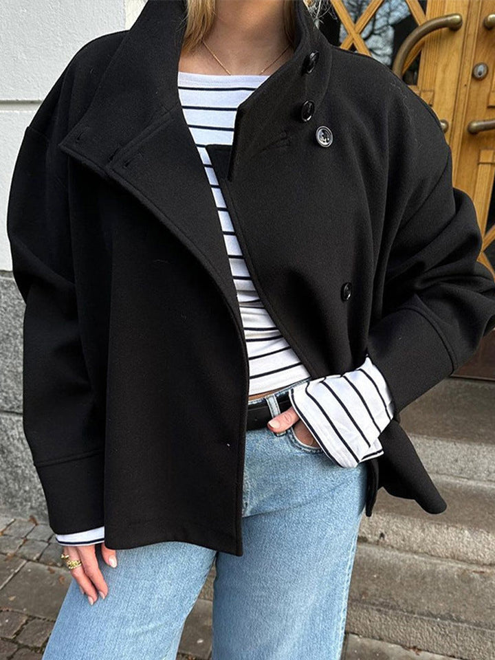 Arianna Manteau Court Femme Veste Double-Boutonnage Élégante & Chaude au Style Intemporel, vue 4