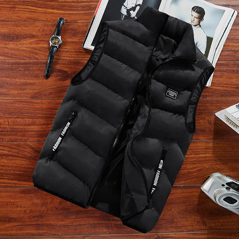 Clarence Gilet Matelassé Homme Sans Manches, Isolation Thermique & Fermeture Éclair
