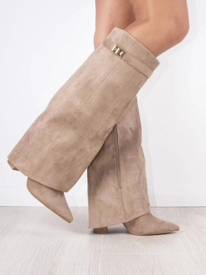 Diane Bottes Élégantes en Suède avec Accents Dorés Femme