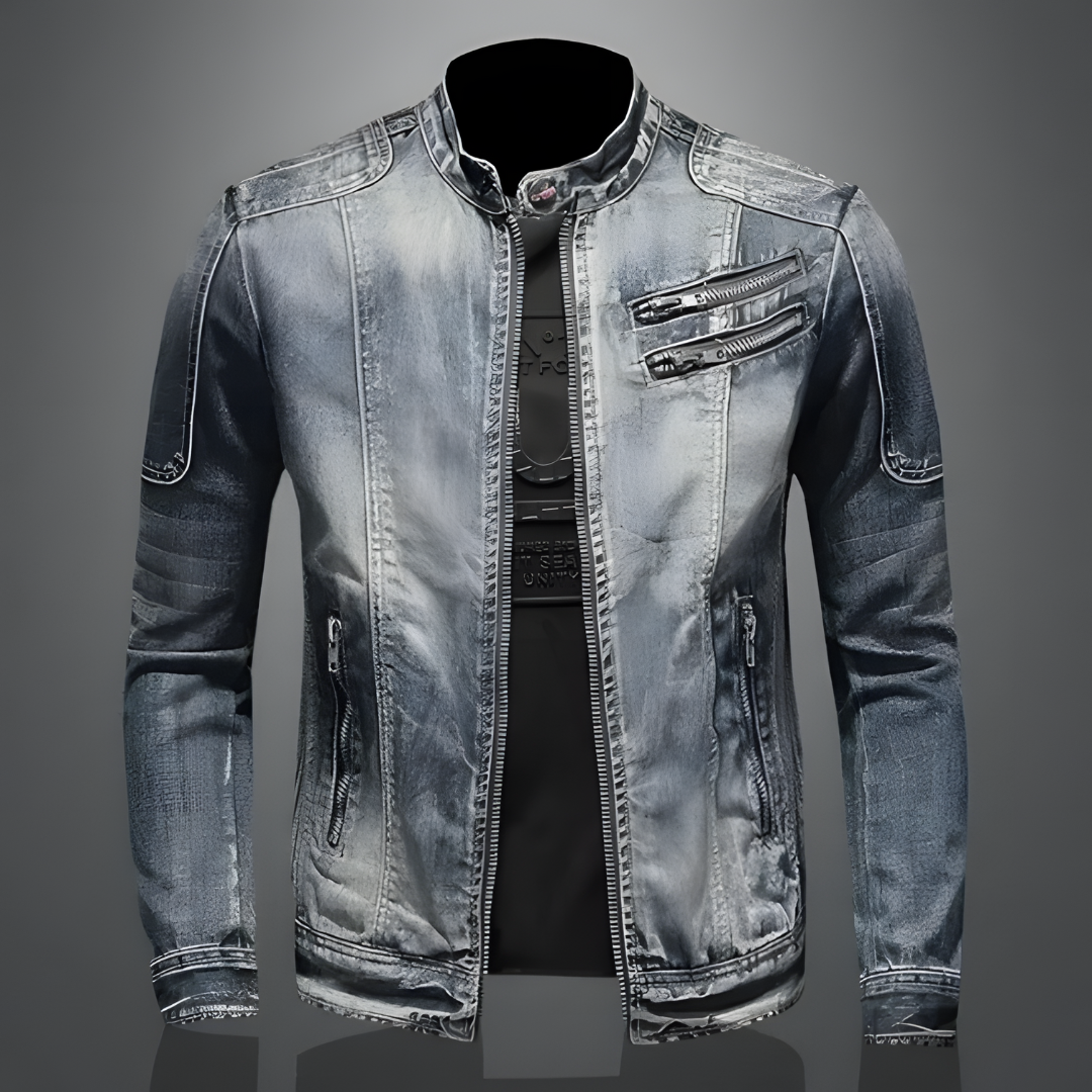 Michel Veste Homme Veste en Denim Confortable & Durable au Style Moderne
