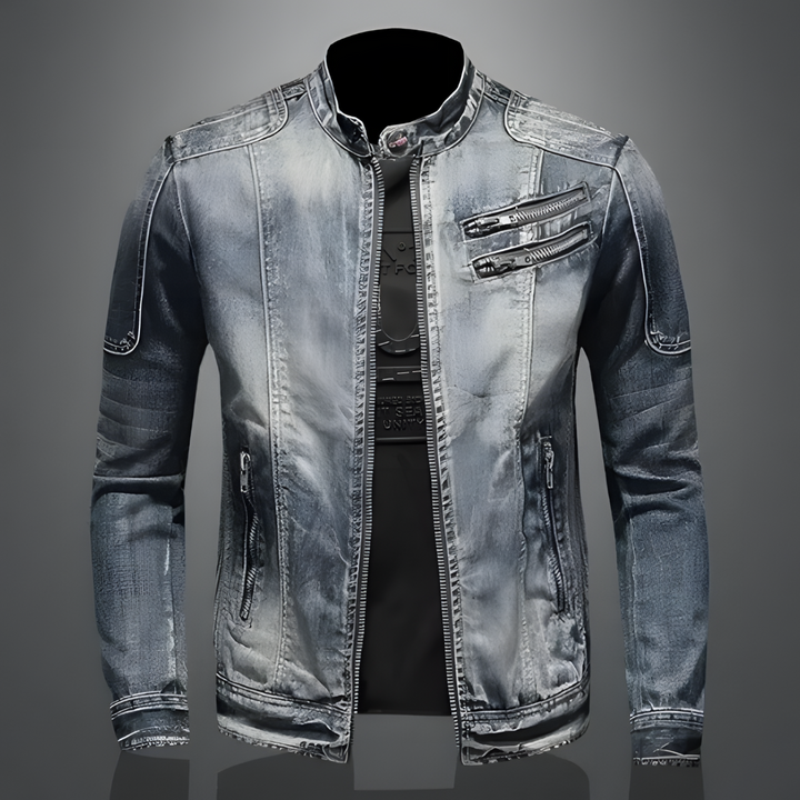 Michel Veste Homme Veste en Denim Confortable & Durable au Style Moderne