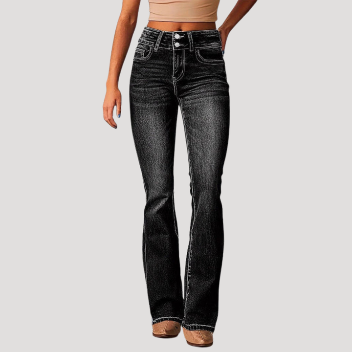 Suzanne Jean Bootcut Femme Taille Haute