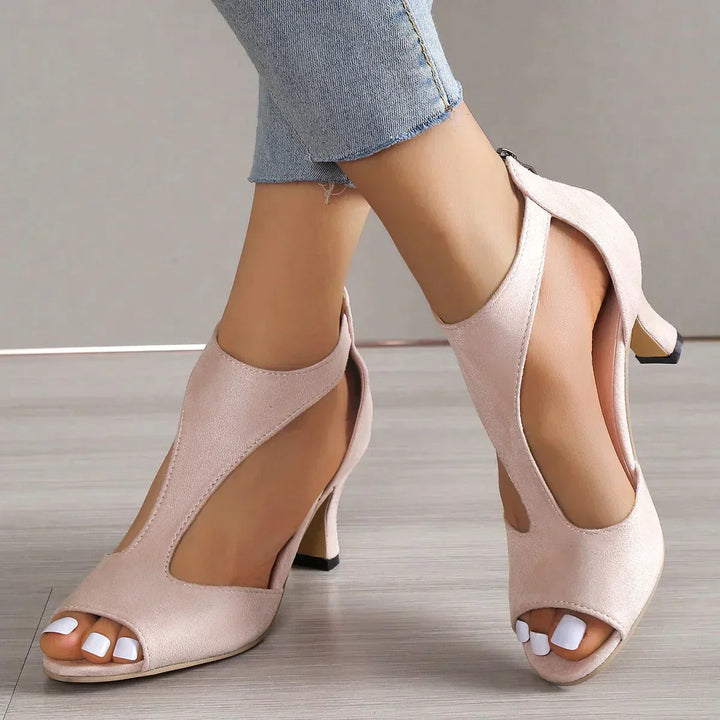 Rearrasa | Confortables talons hauts en cuir
