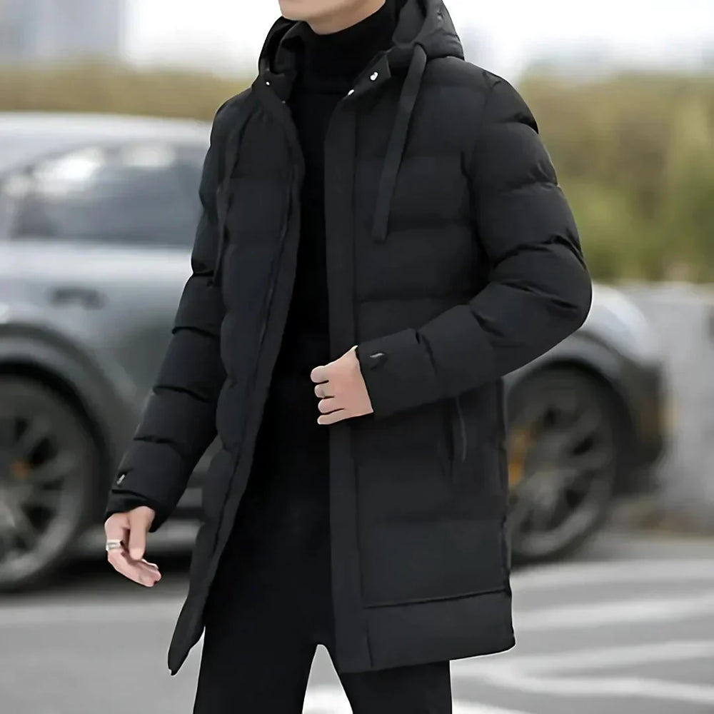 Ryle Veste Homme Manteau d’Hiver Isolé à Capuche avec Doublure Chaude & Design Moderne, vue 2