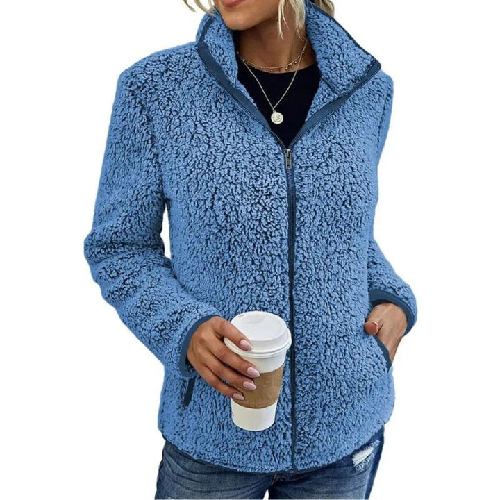 Yuna Veste Femme Veste en Polaire Douce & Chaude au Style Décontracté et Élégant, vue 8