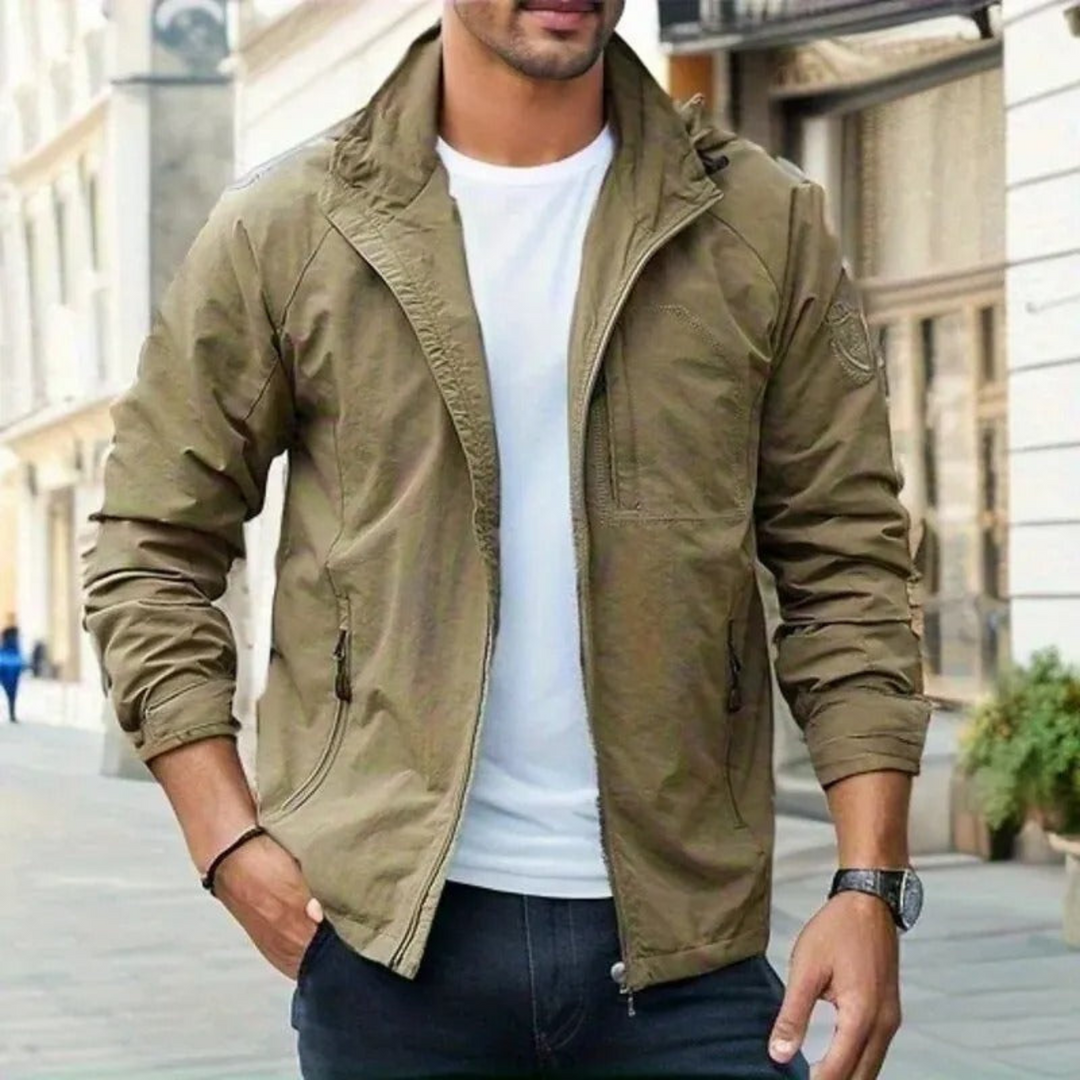 Argus Veste Homme Veste Cargo Légère d’Été avec Poches Pratiques & Style Décontracté