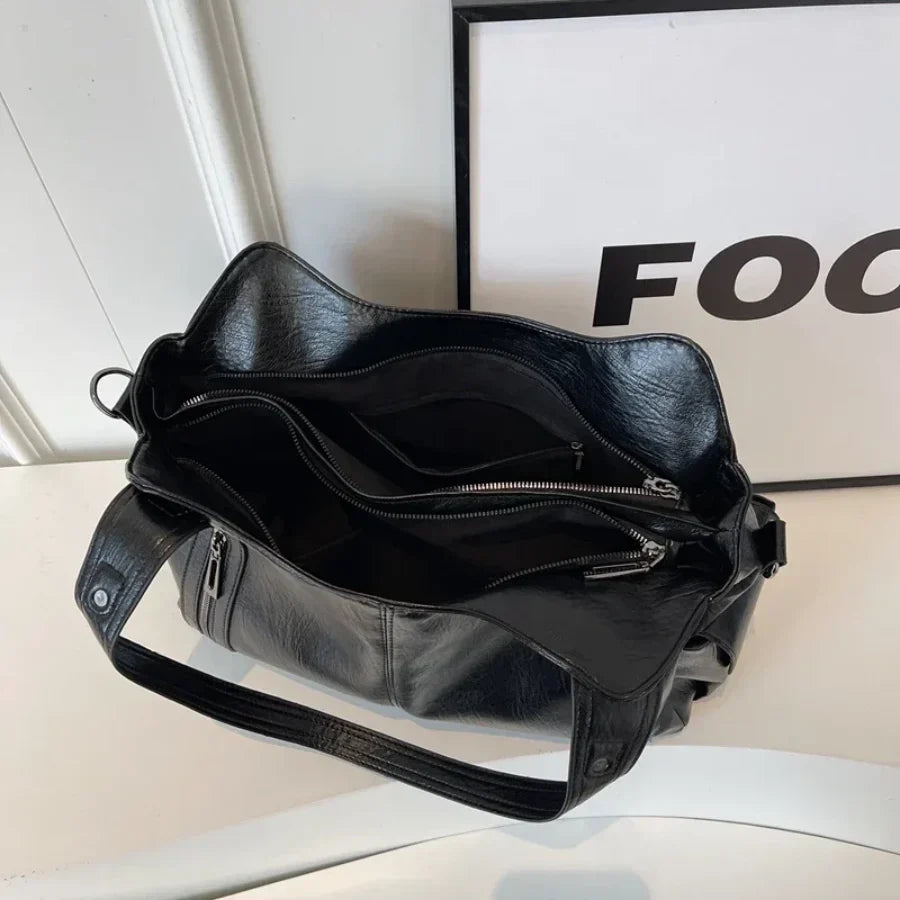 Dakota Sac Bandoulière Femme Sac en Cuir Élégant avec Bandoulière Réglable & Design Spacieu, vue 5