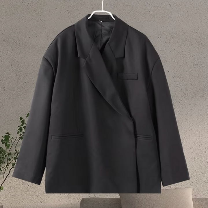 Yusra Blazer Oversize Femme Veste Élégante Moderne avec Coupe Fluide & Tissu Structuré, vue 5