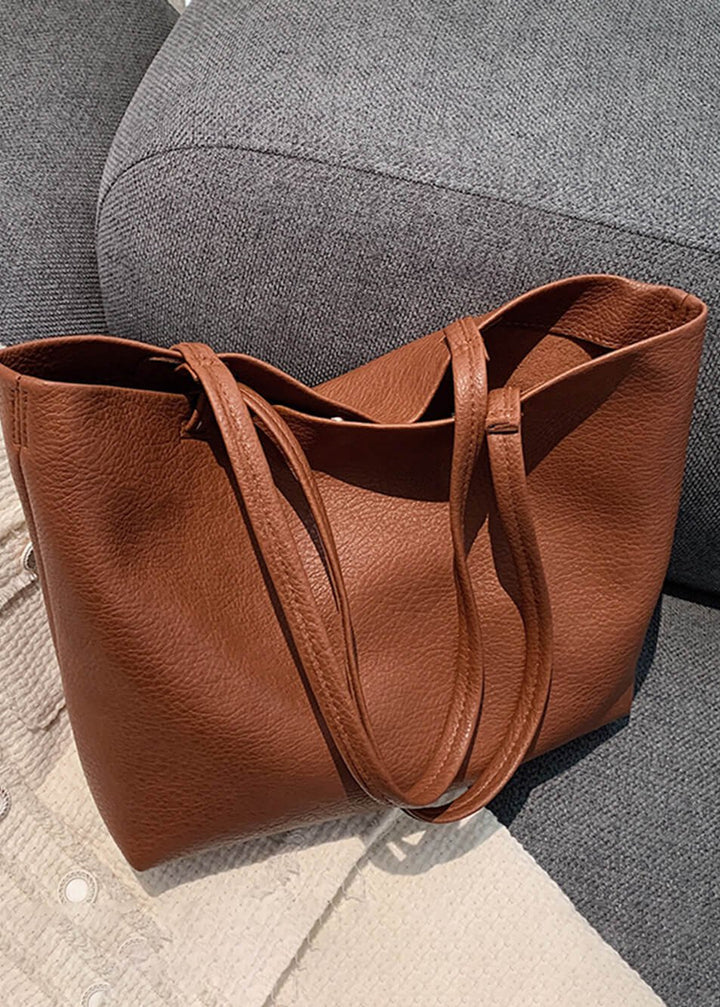 Reyna Sac Cabas Femme Design Minimaliste Spacieux en Simili-Cuir Durable, vue 14