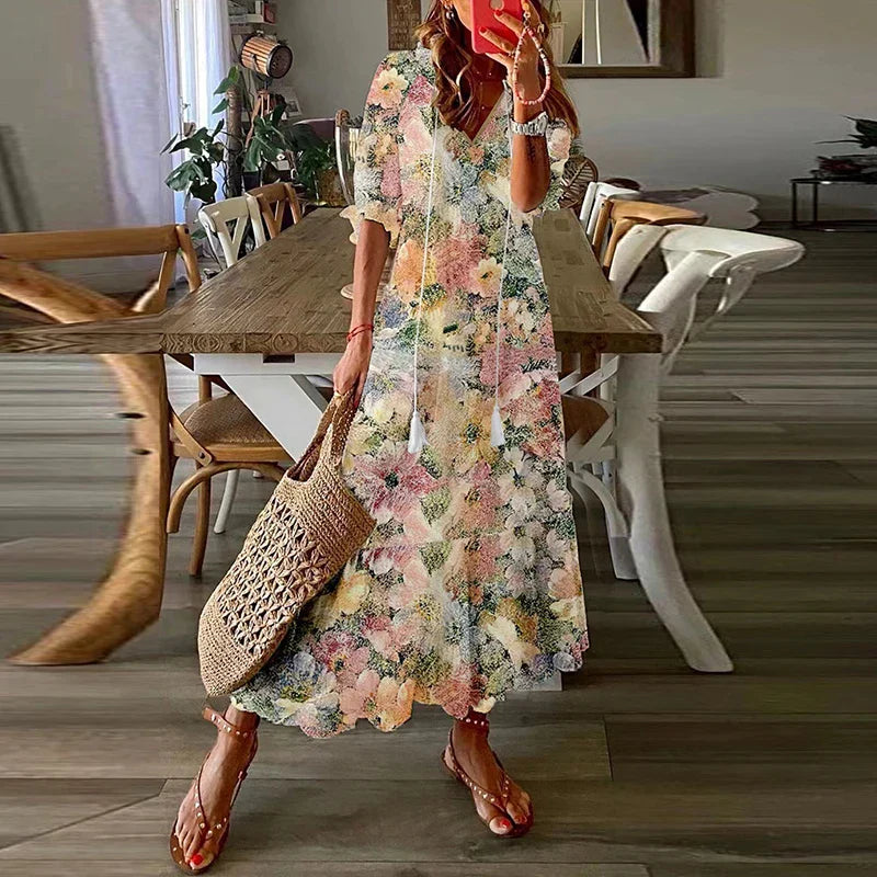 Laelle | robe maxi bohème