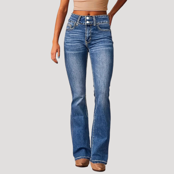 Suzanne Jean Bootcut Femme Taille Haute