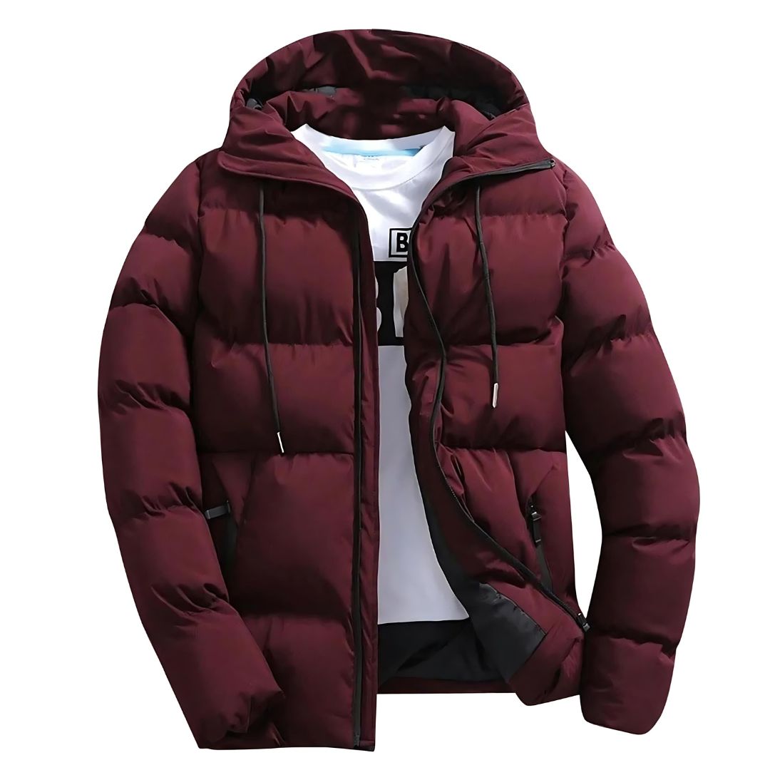Marco Parka Homme Manteau Hiver Imperméable avec Capuche Ajustable & Doublure Chaude, vue 2