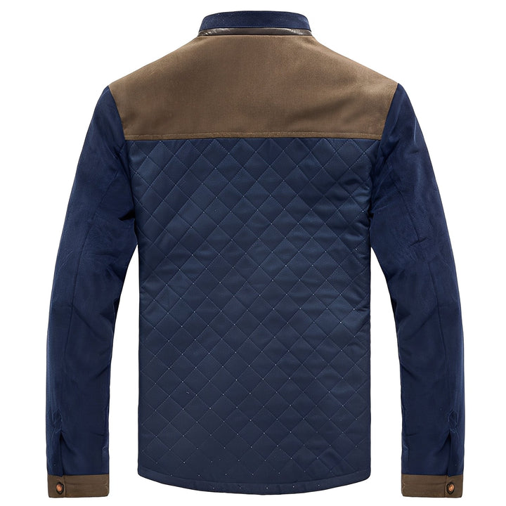 Ythan Veste Patchwork pour Homme Manteau Moderne et Élégant en Tissu avec Design Contemporain, vue 2