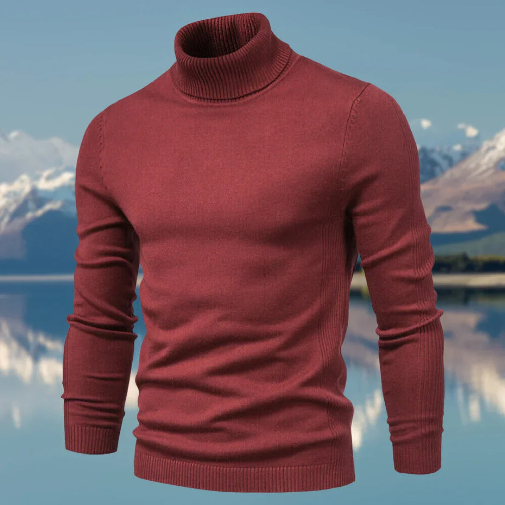 Vince Pull Col Roulé Homme Classique en Maille Douce, Ajusté & Élégant pour l’Hiver, vue 2