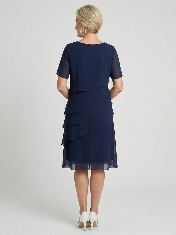 Robe douce à mi-longueur Camille