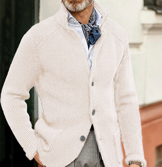 Edward Blazer Homme Vintage Col Montant Élégant, Manches Longues & Style Intemporel, vue 4