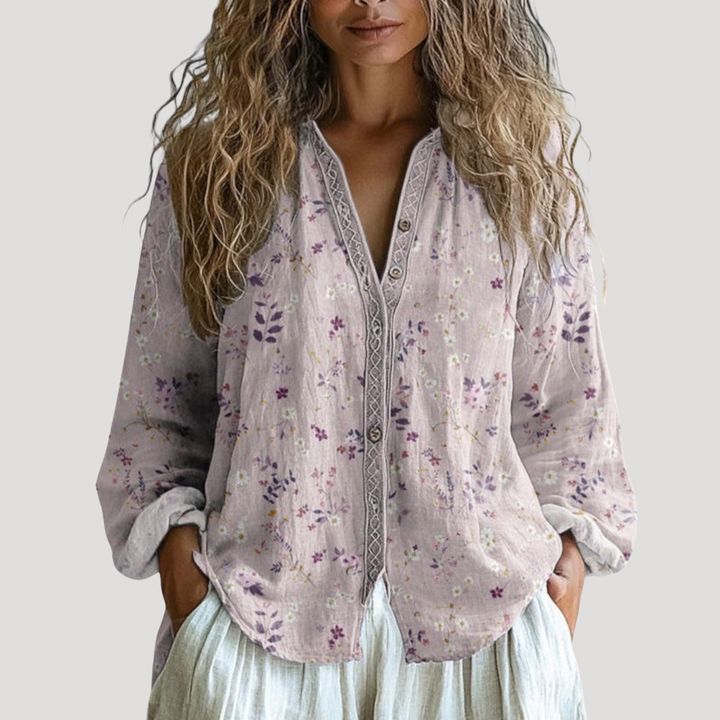 Women's Printed Bohemian Blouse