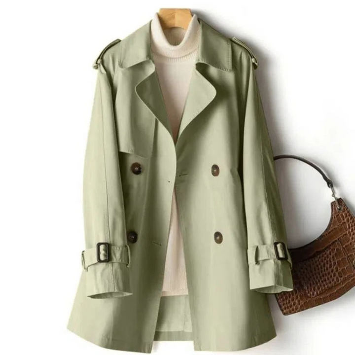 Manel Manteau Femme Trench-Coat Décontracté Élégant au Style Moderne & Confortable, vue 3