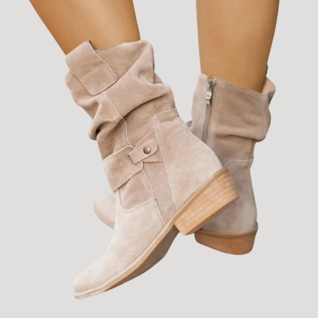 Joséphine Bottines Western Femme à Boucle