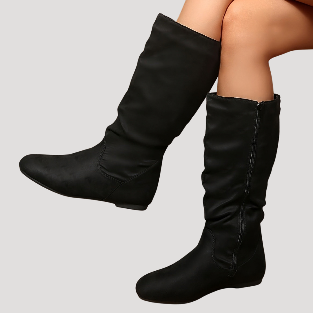 Mathilde Bottes Femme Mi-Mollet Souples