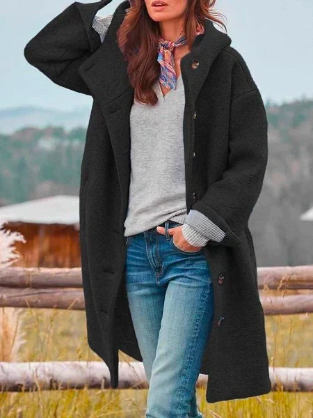 Audrey Manteau Femme en Laine Douce Élégant, Chaud & Polyvalent pour l’Hiver, vue 3