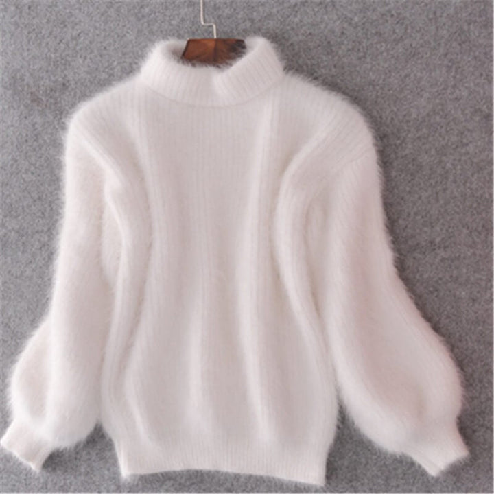 Emilie Pull Femme Pull en Laine Tricoté Lâche Confortable & Élégant au Style Moderne, vue 2