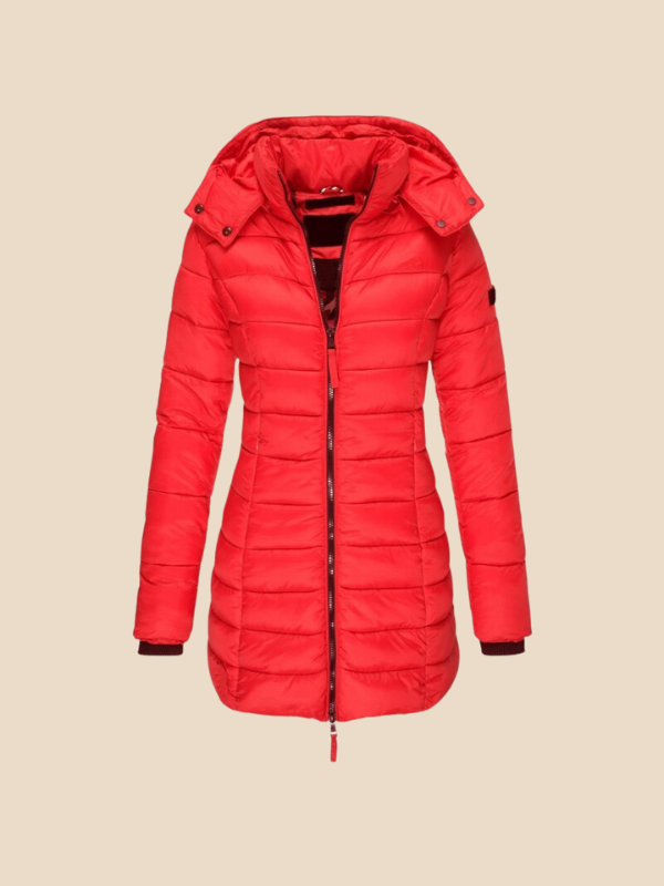 Iris Veste femme matelassée légère avec capuche et fermeture éclair