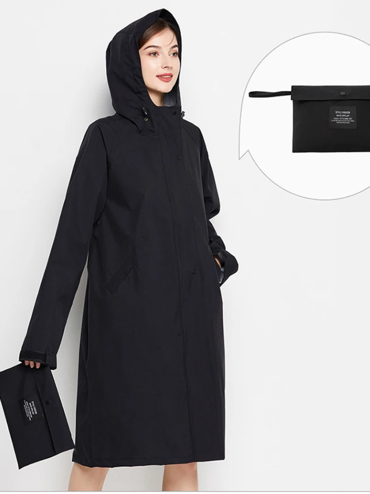 Malia Veste Femme Imperméable Légère Coupe-Vent avec Capuche Ajustable & Poches Pratiques, vue 30