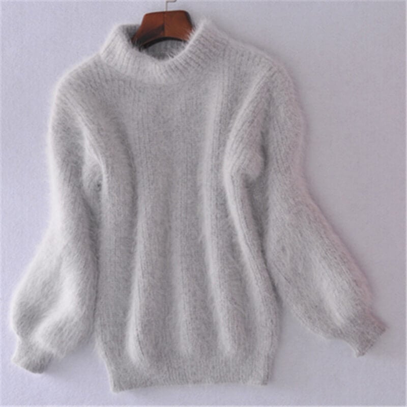 Emilie Pull Femme Pull en Laine Tricoté Lâche Confortable & Élégant au Style Moderne, vue 4