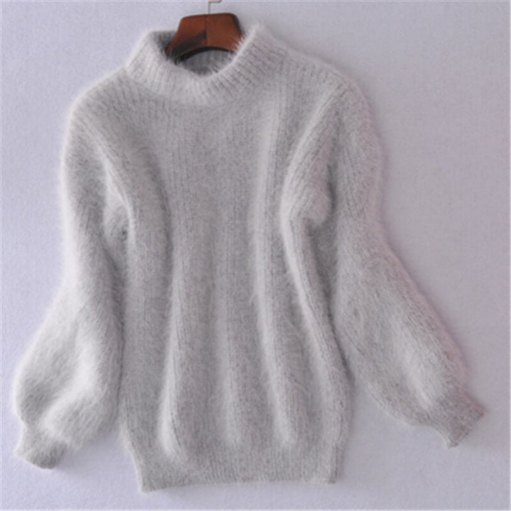 Emilie Pull Femme Pull en Laine Tricoté Lâche Confortable & Élégant au Style Moderne, vue 4