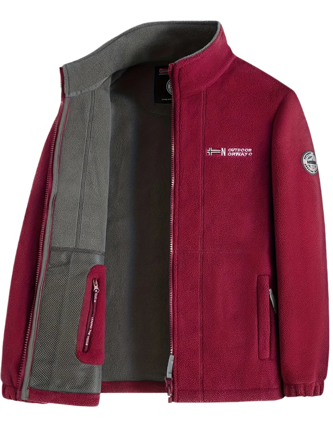 Julius Veste Polaire Outdoor Homme Douce, Chaude & Légère avec Col Protecteur, vue 7