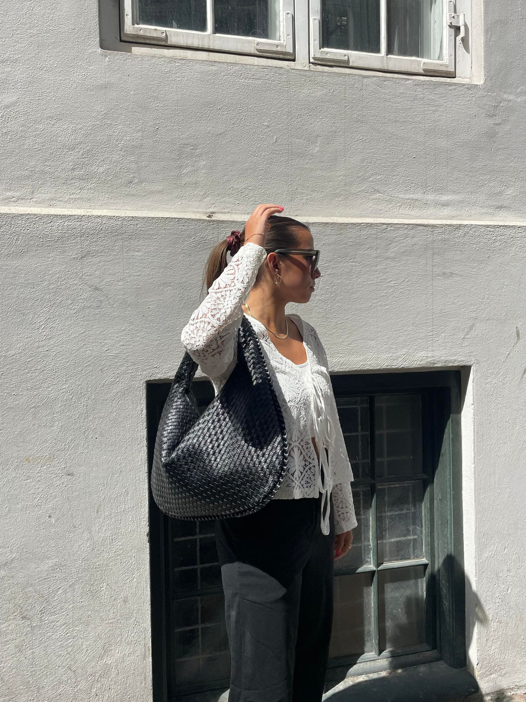 Louisa Sac Hobo Femme Tressé Élégant, Spacieux & Style Intemporel, vue 5