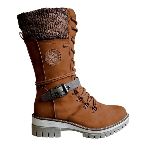 Kylee Bottes Hautes Femme Hiver Élégantes avec Isolation Chaude, Doublure Confort & Fermeture Zippée, vue 3