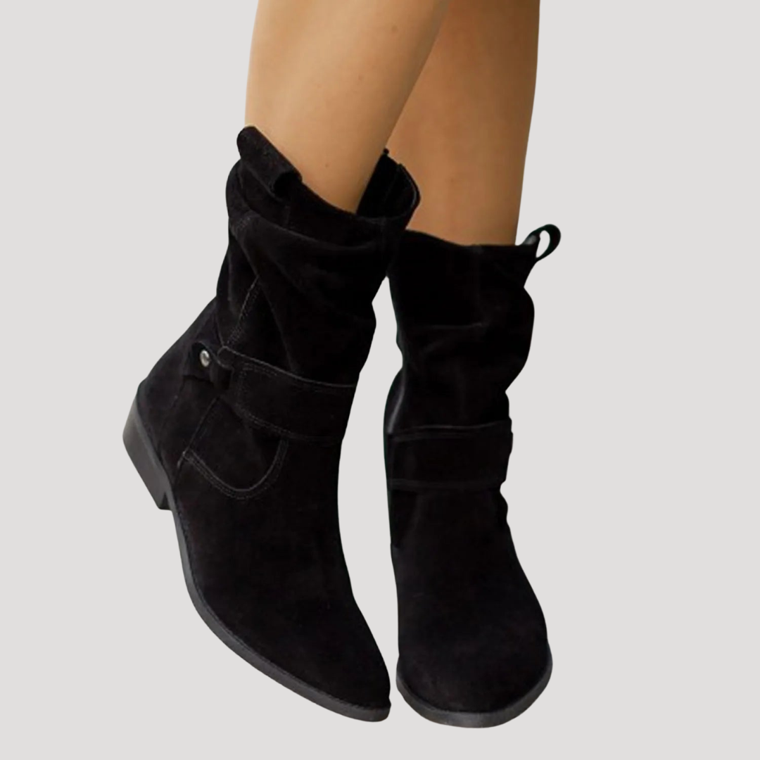 Joséphine Bottines Western Femme à Boucle