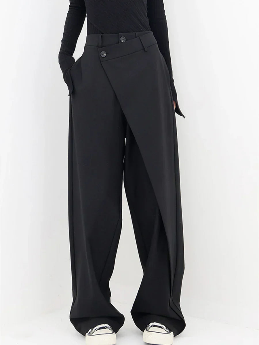 Emma Pantalon Ample Femme Pantalon Large Confortable & Respirant pour un Look Décontracté et Stylé, vue 2