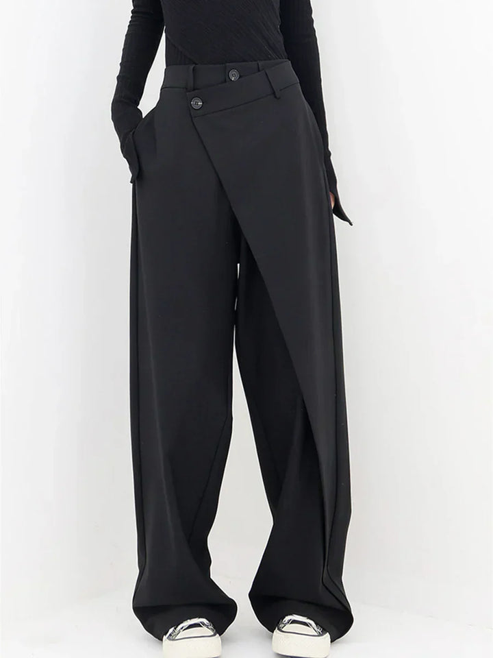 Emma Pantalon Ample Femme Pantalon Large Confortable & Respirant pour un Look Décontracté et Stylé, vue 2