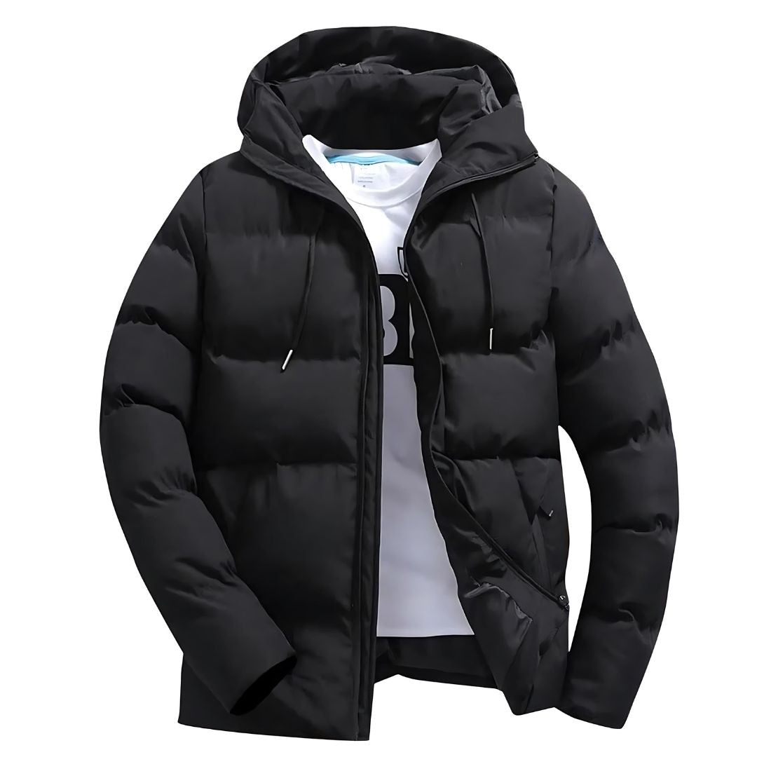 Marco Parka Homme Manteau Hiver Imperméable avec Capuche Ajustable & Doublure Chaude, vue 3
