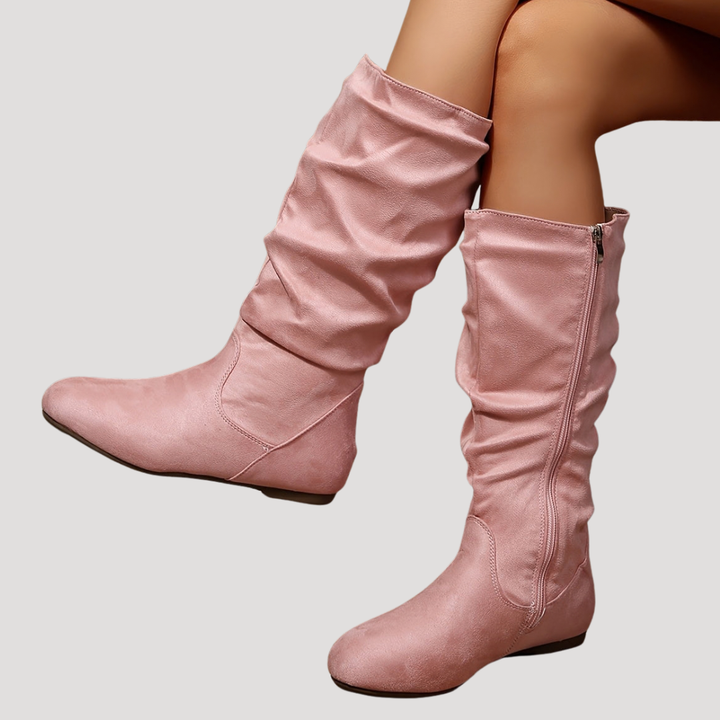 Mathilde Bottes Femme Mi-Mollet Souples