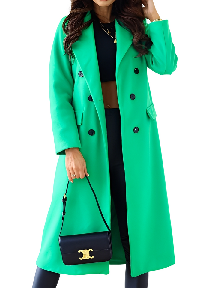 Vivian Manteau Croisé pour Femme Veste d’Hiver Élégante et Chaude avec Doublure Douce et Coupe Raffinée, vue 2