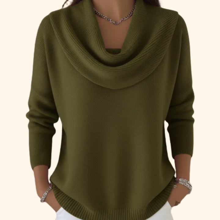 Pull à Col Gracieux pour femme, vue 6