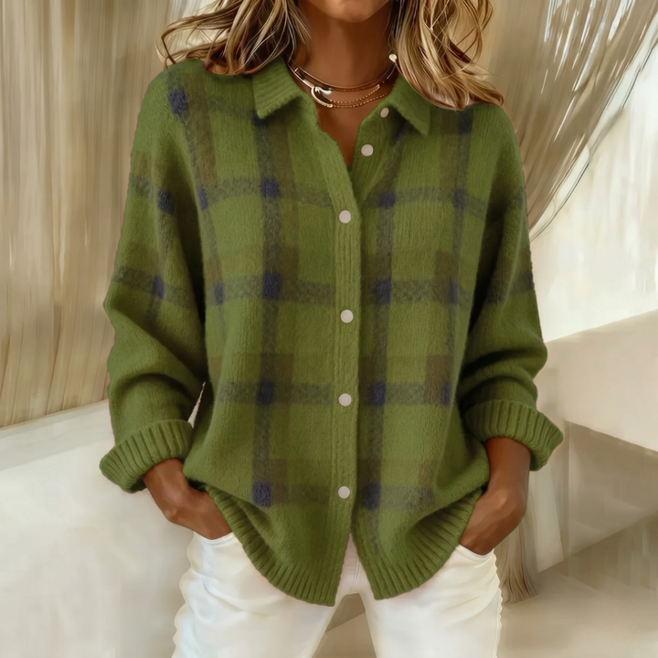 Gilet Tricoté à Col pour femme, vue 5