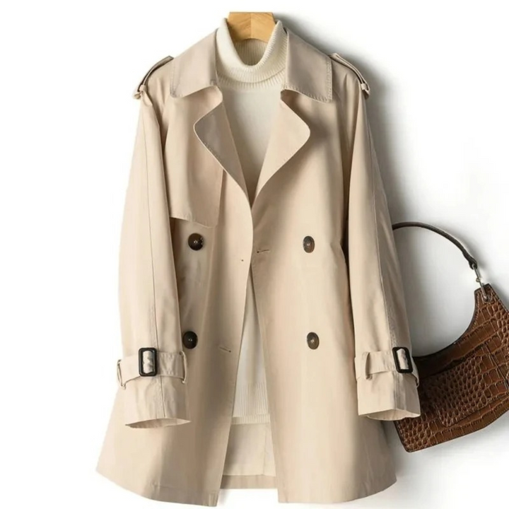 Manel Manteau Femme Trench-Coat Décontracté Élégant au Style Moderne & Confortable, vue 5