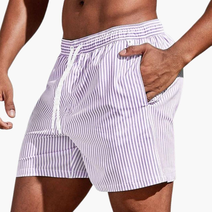 Short de Bain Rayé Lucas