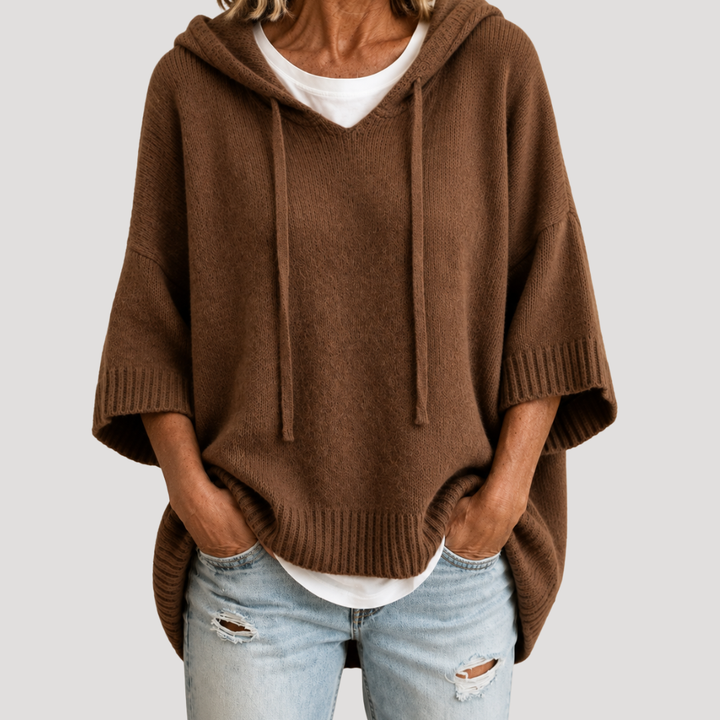 Ninon Pull Femme Oversize à Capuche