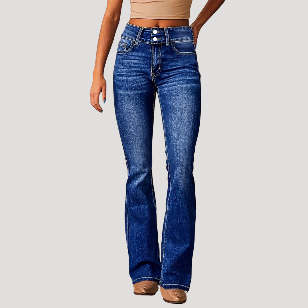 Suzanne Jean Bootcut Femme Taille Haute