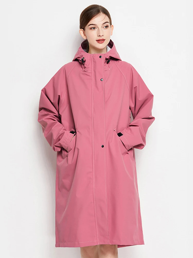 Malia Veste Femme Imperméable Légère Coupe-Vent avec Capuche Ajustable & Poches Pratiques, vue 3
