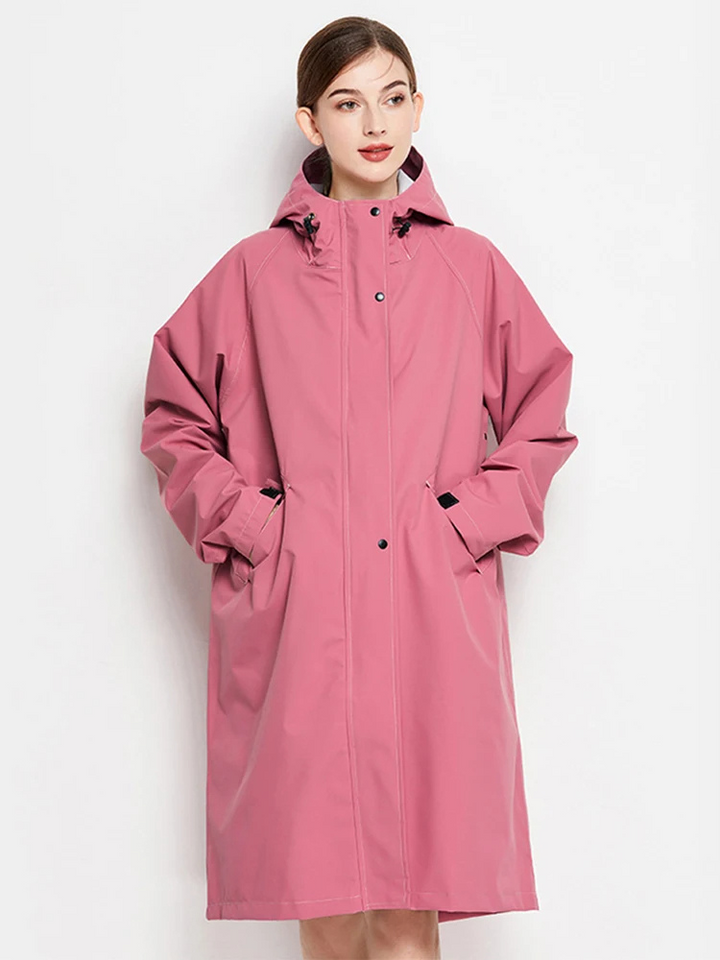 Malia Veste Femme Imperméable Légère Coupe-Vent avec Capuche Ajustable & Poches Pratiques, vue 3