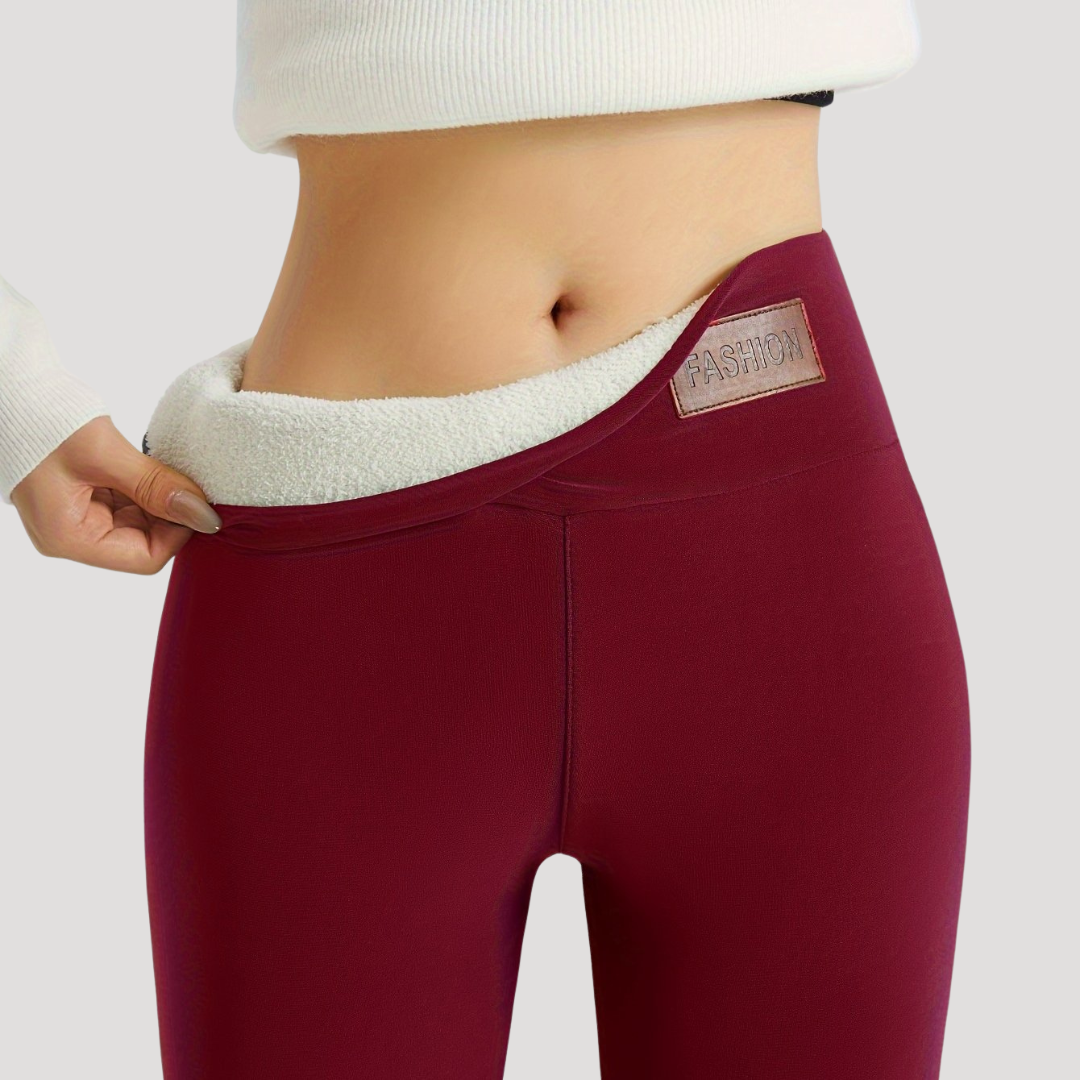 Élise Legging femme taille haute thermique